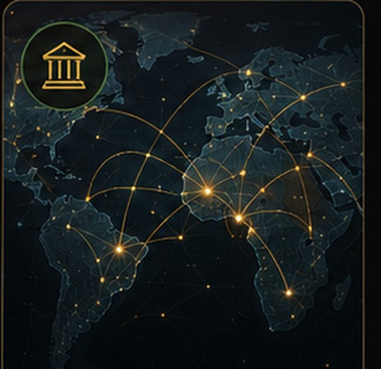 Payment network visual for PAPSS explainer.